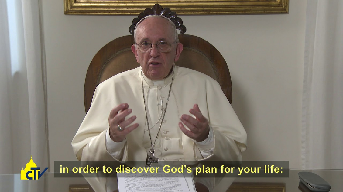 Videobotschaft von Papst Franziskus.
