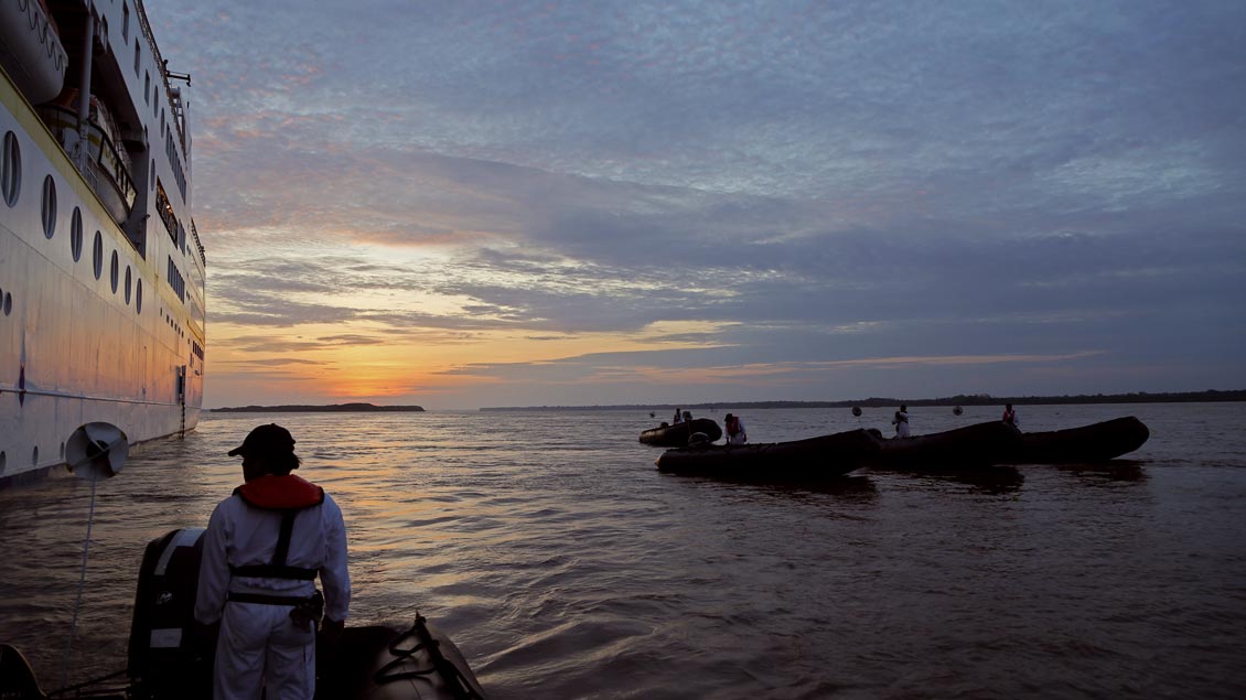 Die besondere Kreuzfahrt: Mit der MS Hamburg über den Amazonas von Iquitos in Peru bis Belém in Brasilien.