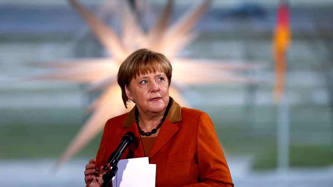 Bundeskanzlerin Angela Merkel erhält den Eugen-Bolz-Preis 2017.