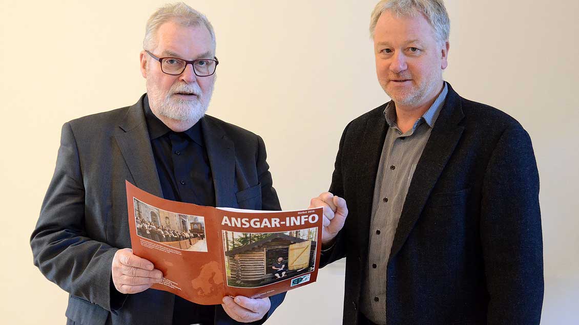 Ansgarwerk-Leiter Norbert Kleyboldt (links) und Geschäftsführer Ralf Siemer