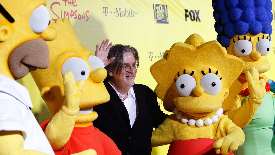 Matt Groening, Erfinder der Simpsons.