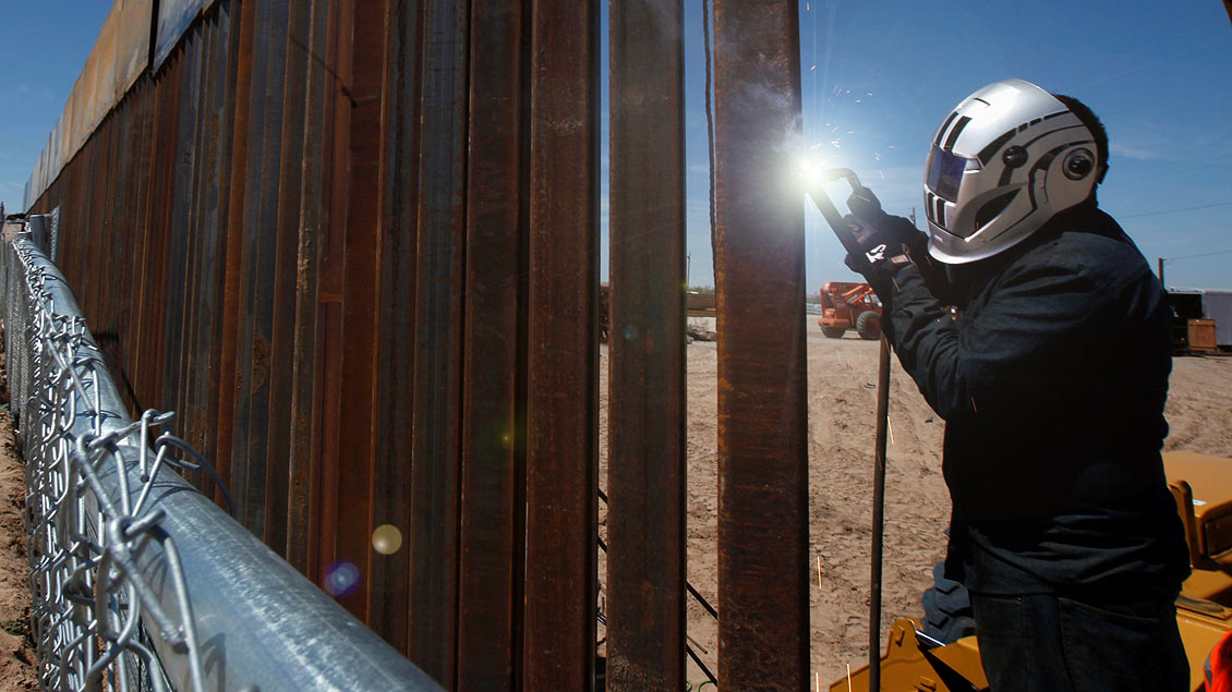 Grenzmauer zwischen Mexiko und den USA
