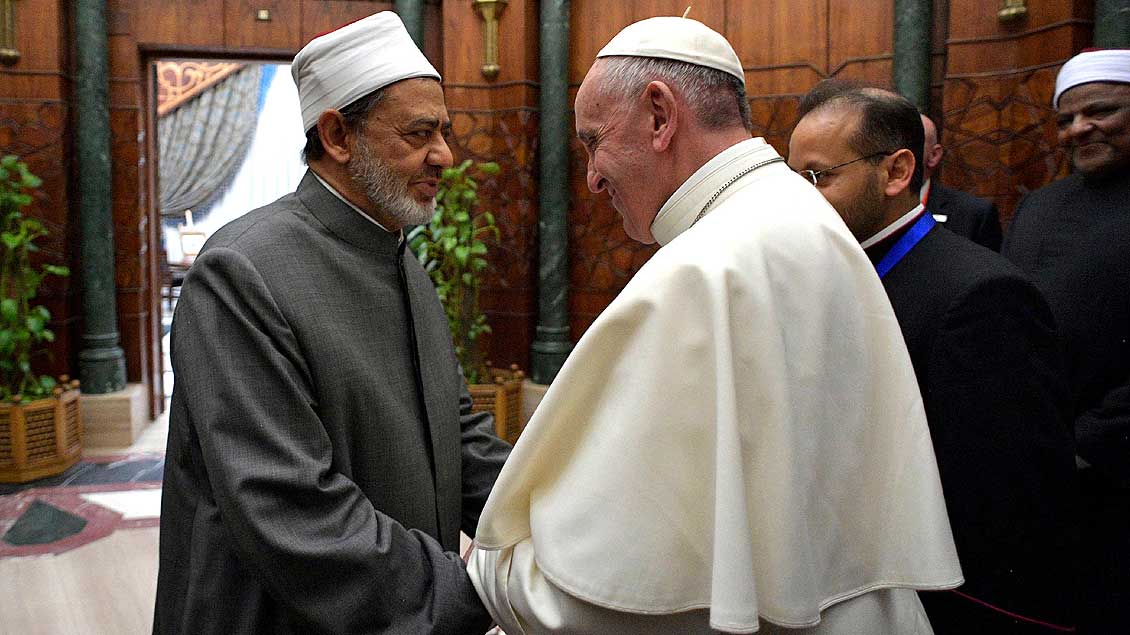 Papst in Kairo