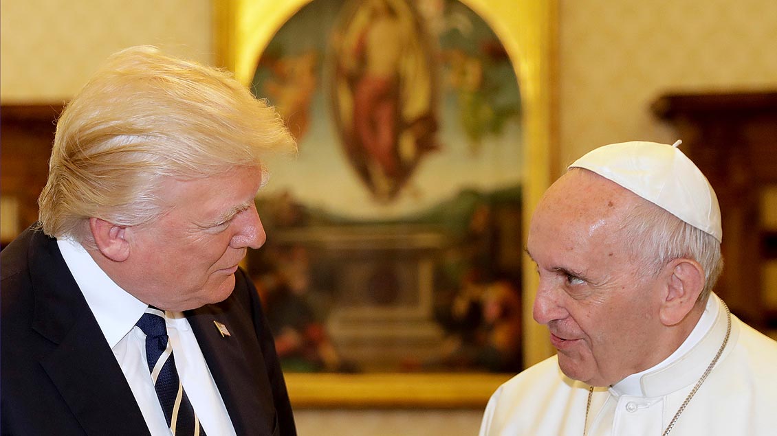 Donald Trump und Papst Franziskus
