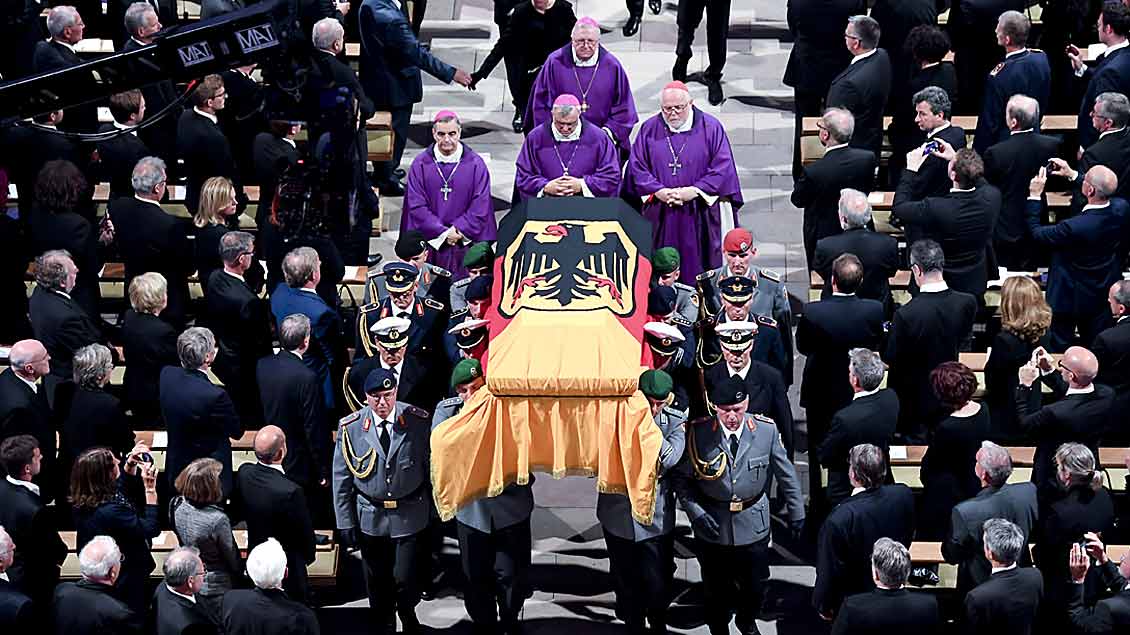 Helmut Kohl - Trauerfeier in Speyer