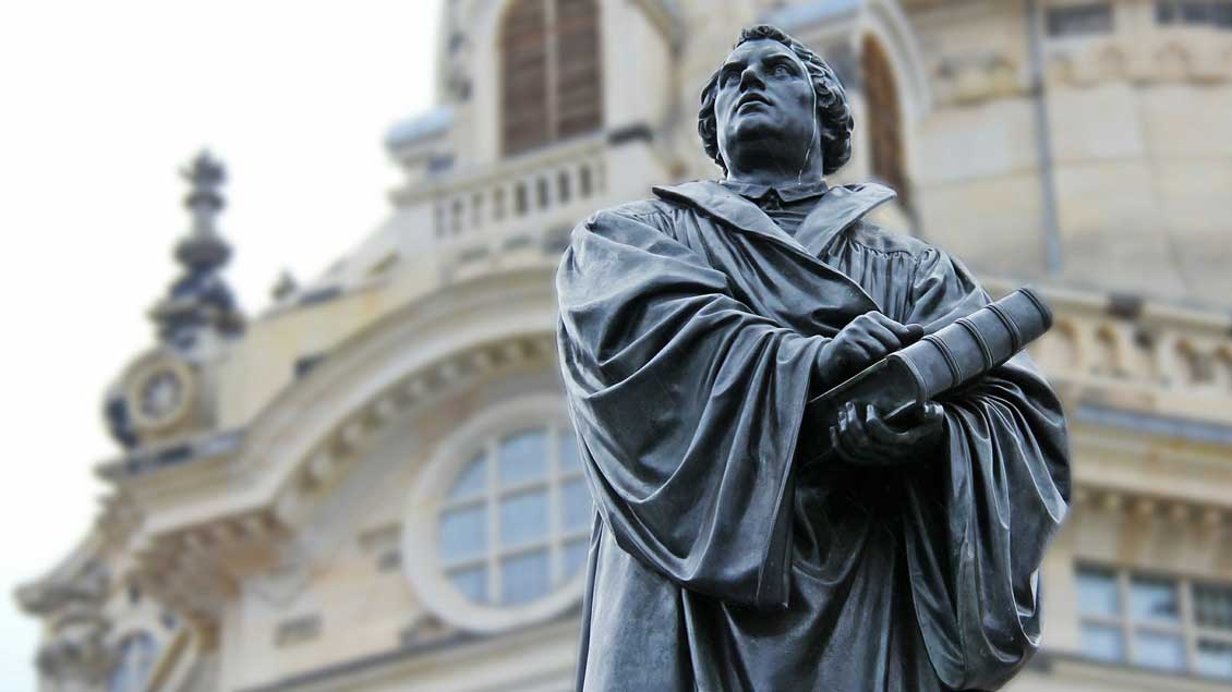 Statue des Reformators Martin Luther