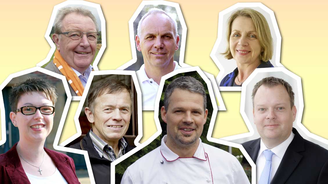 Sieben Kandidaten aus dem Bistum Münster.