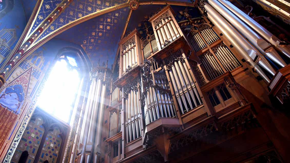 Orgel in der Wallfahrtsbasilika von Kevelaer.