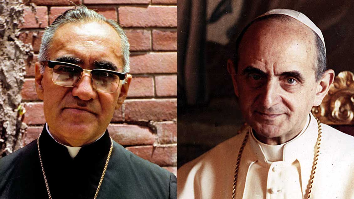 Oscar Romero und Paul VI.