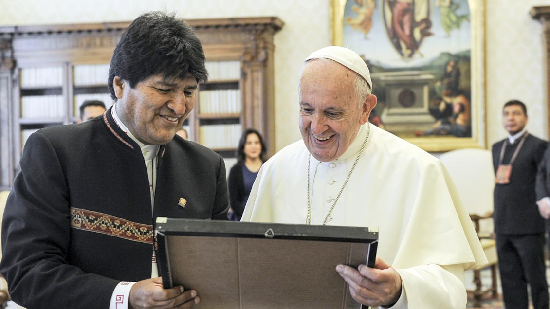 Franziskus empfängt Boliviens Präsidenten Morales