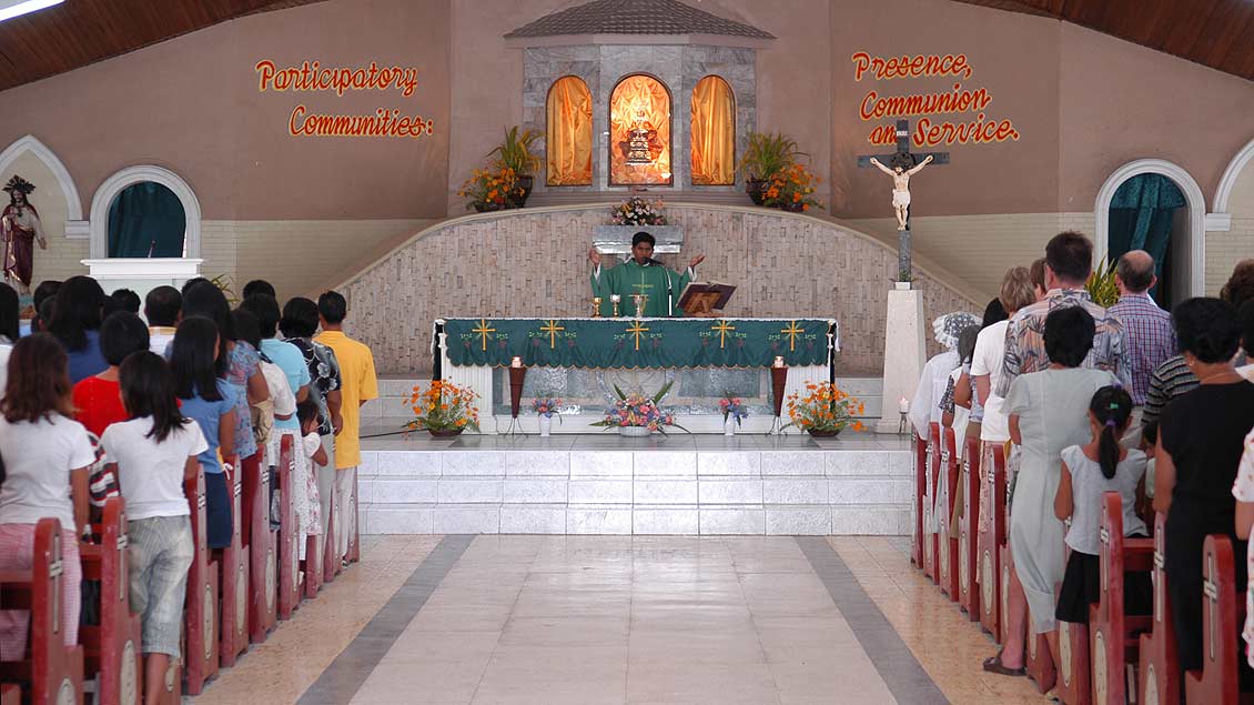  Kirche auf der philippinischen Insel Bantayan