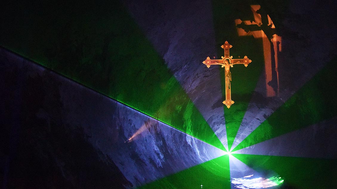 Lasershow in St. Nikomedes