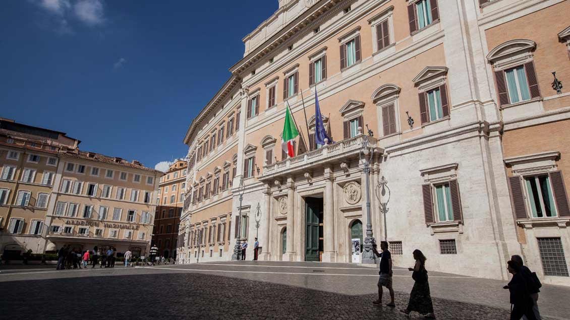 Italiens Parlament spricht über Bannons Pläne
