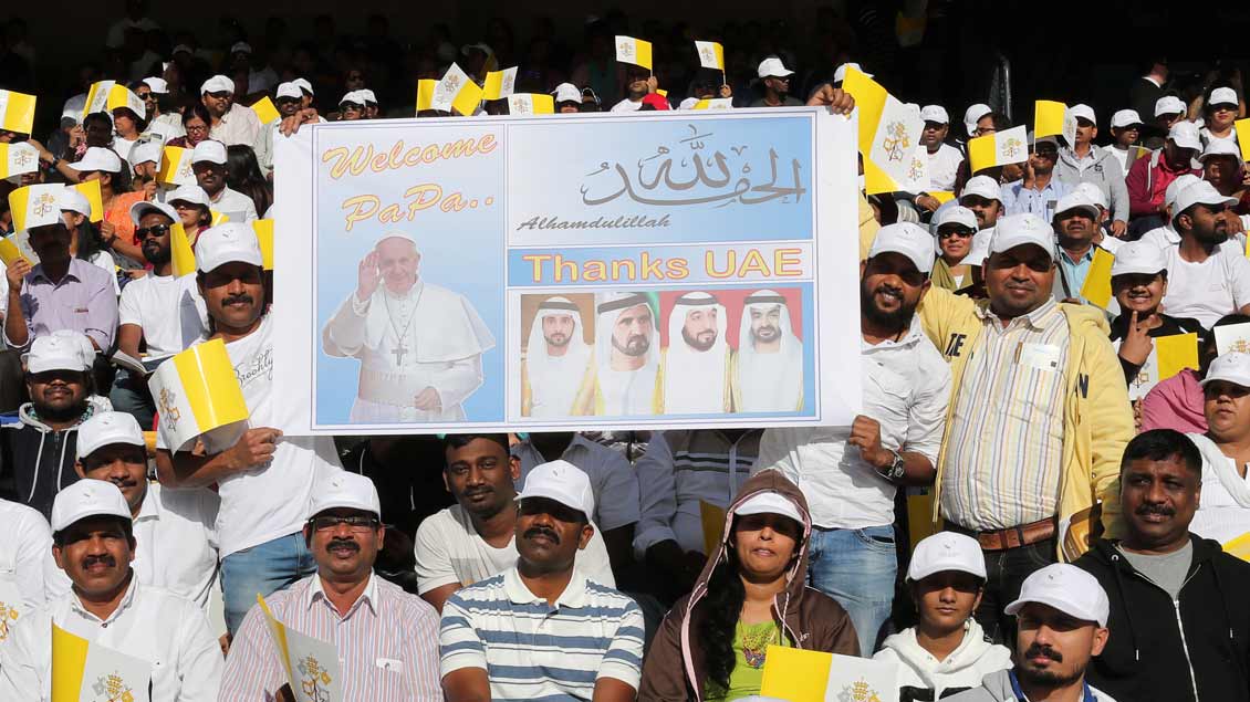 Papst in Abu Dhabi