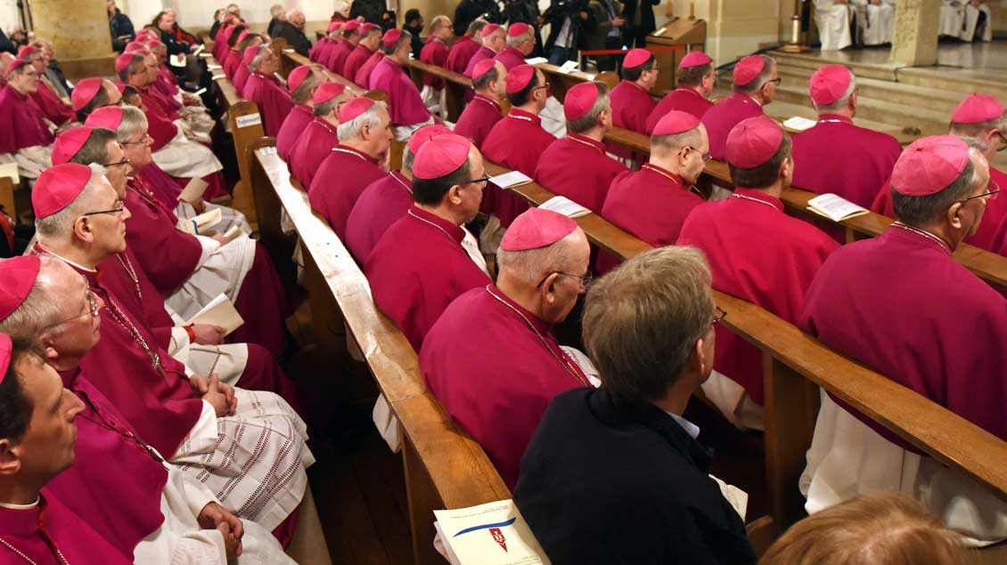 Bischöfe während der Vollversammlung der Deutschen Bischofskonferenz in Lingen.