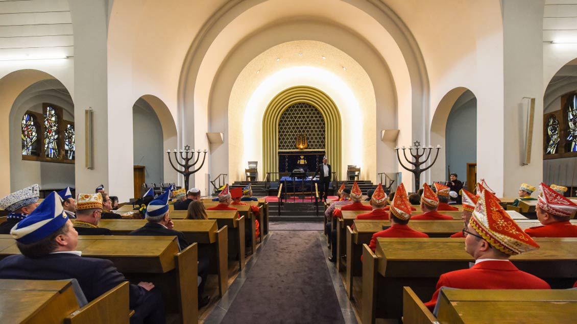 Karneval in der Synagoge: Der neue jüdische Karnevalsverein „Kölsche Kippa Köpp“.