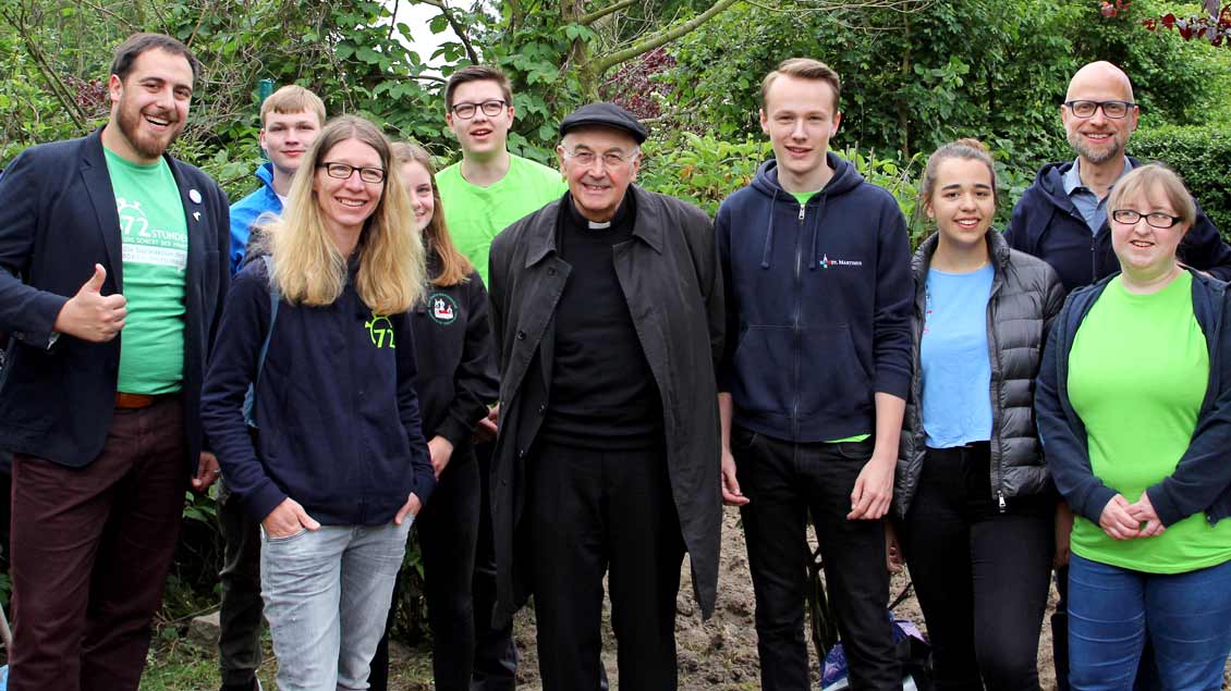 72-Stunden-Aktion: Chillen mit Bischof Genn in Greven