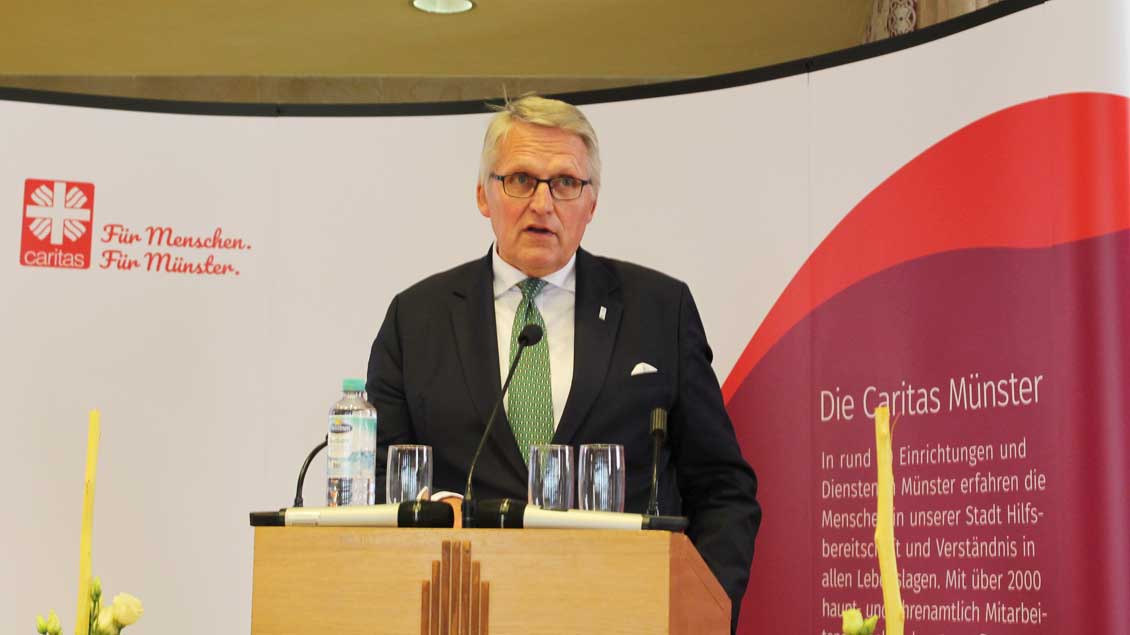 ZdK-Präsident Thomas Sternberg hält die Festrede.