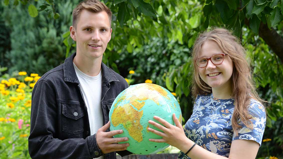 Josefine Herick und Felix Kemmer aus Ahaus starten im August mit dem Bistum Münster ihr freiwilliges soziales Jahr in Afrika. | Foto: Gudrun Niewöhner (pbm)