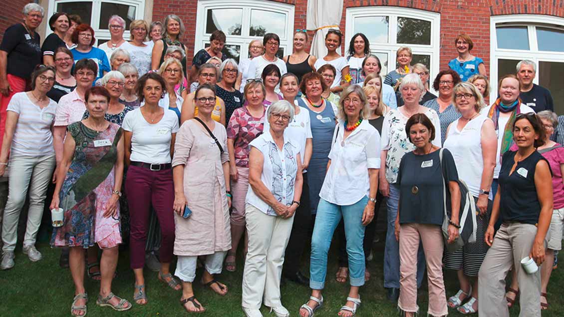 50 Frauen beim  Treffen von "Maria 2.0" in Münster