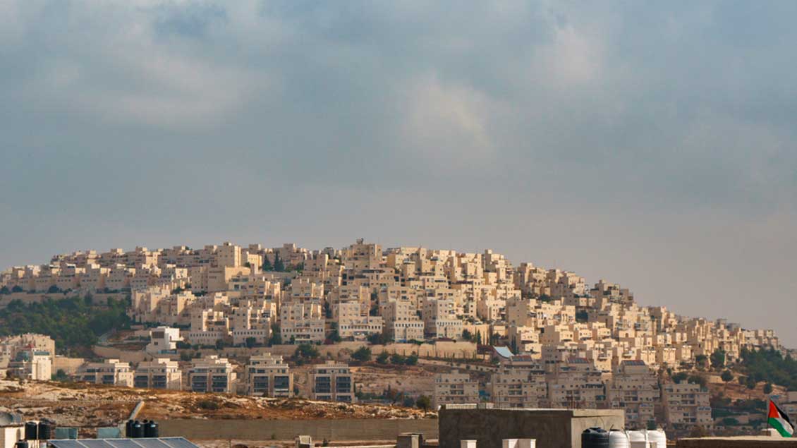 Israelische Siedlung bei Bethlehem