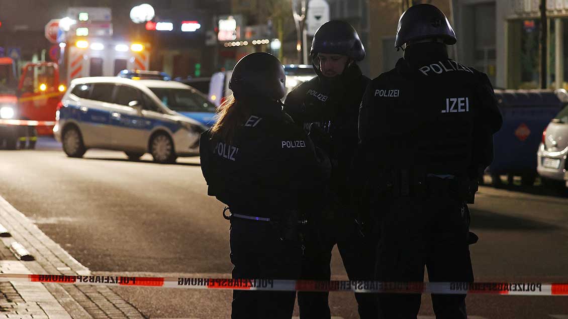 Polizei in Hanau
