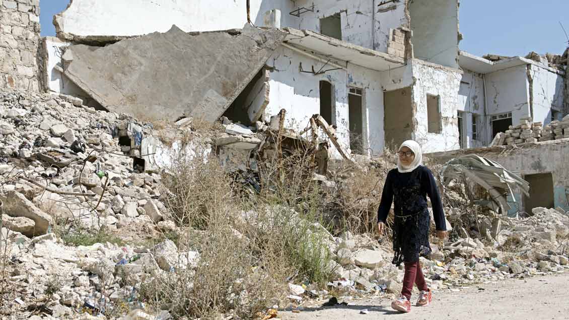Viele Häuser sind in Syrien zerstört