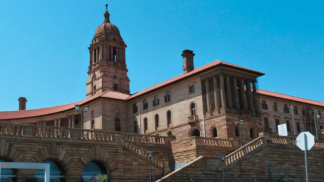 Die Union Buildings in Pretoria.