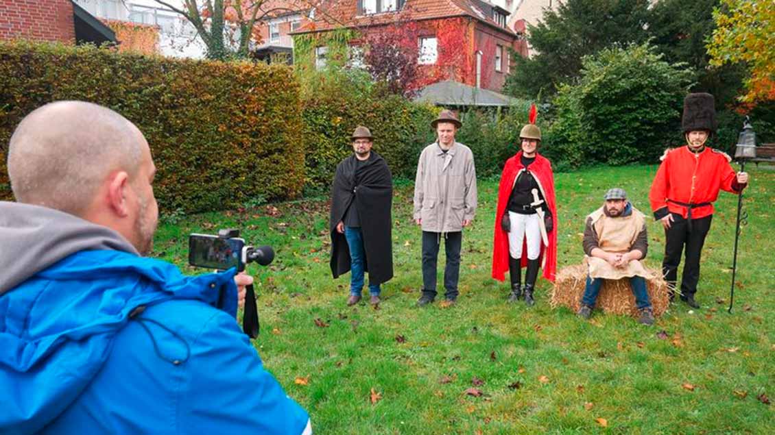 Heimatverein Albersloh drehte einen Film über traditionelles Martinsspiel