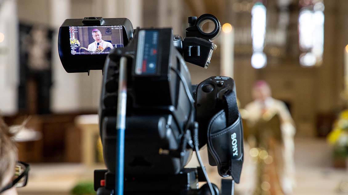 Gottesdienst-Streaming via Videokamera