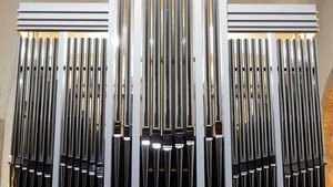 Blick auf den Orgelprospekt. | Foto: Claudia Maria Korsmeier