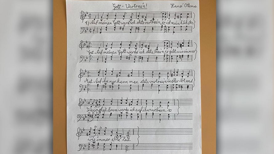 Das Lied von Hans Ottemann „Gott-Vertrau’n“ wird im Kirchenchor gern gesungen. | Foto: Johannes Bernard
