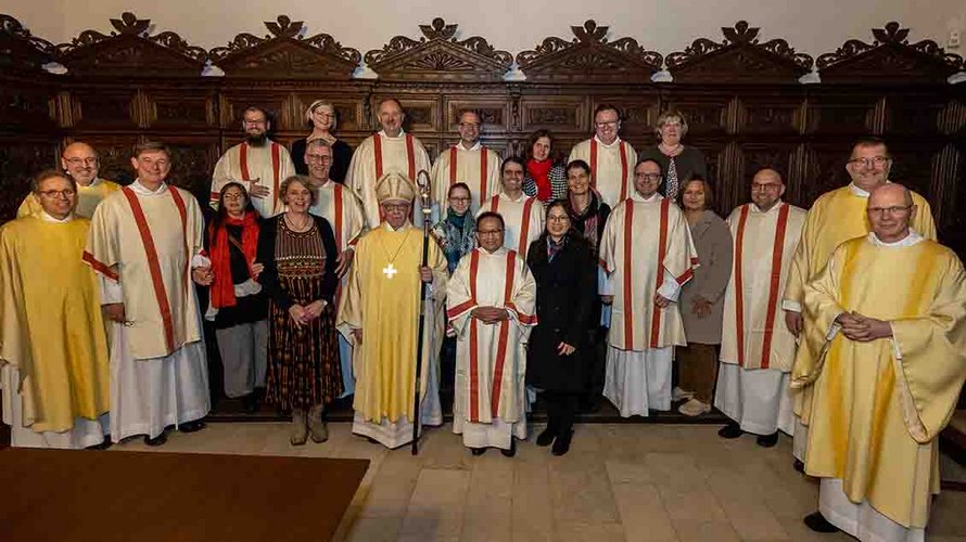 Diakonenweihe in Münster - Gruppenbild