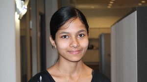 Ashna Sebastian, Krankenschwester aus Indien.