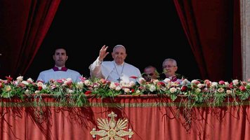 Papst Franziskus beim Segen "Urbi et Orbi"