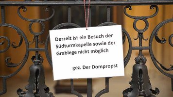 Bischofsgruft in Münster geschlossen