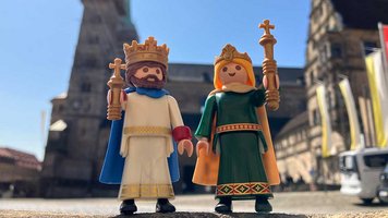 Heinrich und Kunigunde als Playmobil-Figuren