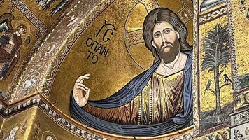 Christus-Mosaik in Monreale.