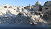 Zerstörte Gebäude in Syrien.