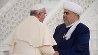 Papst Franziskus und Großmufti Allahschükür Paschazade.