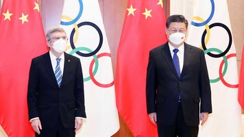 Thomas Bach und Xi Jinping