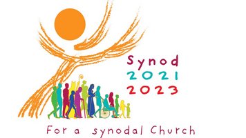 Logo des  weltweiten Synodale Prozesses. 