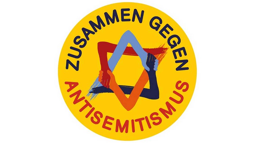 Logo der bundesweiten Initiative „Zusammen gegen Antisemitismus“