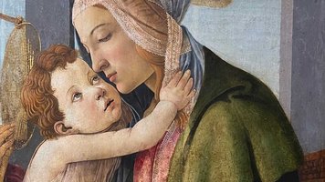 Madonna mit Kind - aus der Werkstatt von Botticelli (Detail)