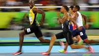 Bild: Olympiasieger im 100-Meter-Sprint: Usain Bolt (links).