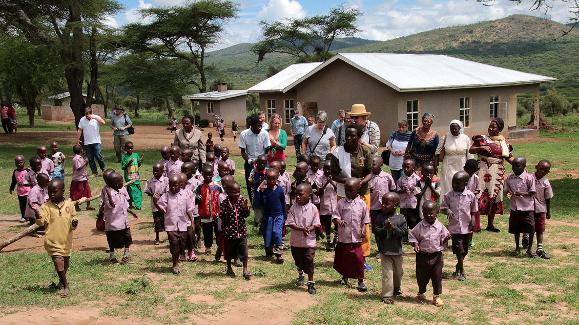 Kindergartenprojekt von "Caritas international" in Tansania.