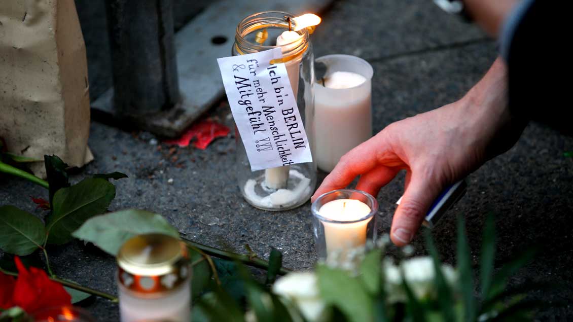 Gedenken am Ort der Tat in Berlin. Foto: Reuters