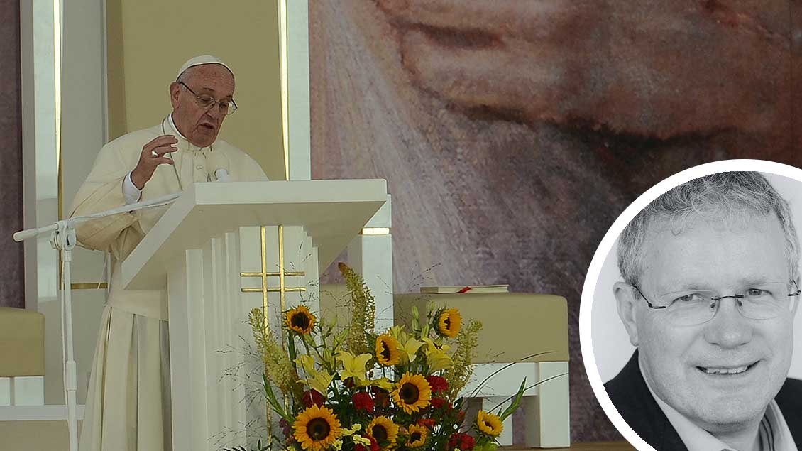 Papst Franziskus beim Weltjugendtag 2016 in Krakau.