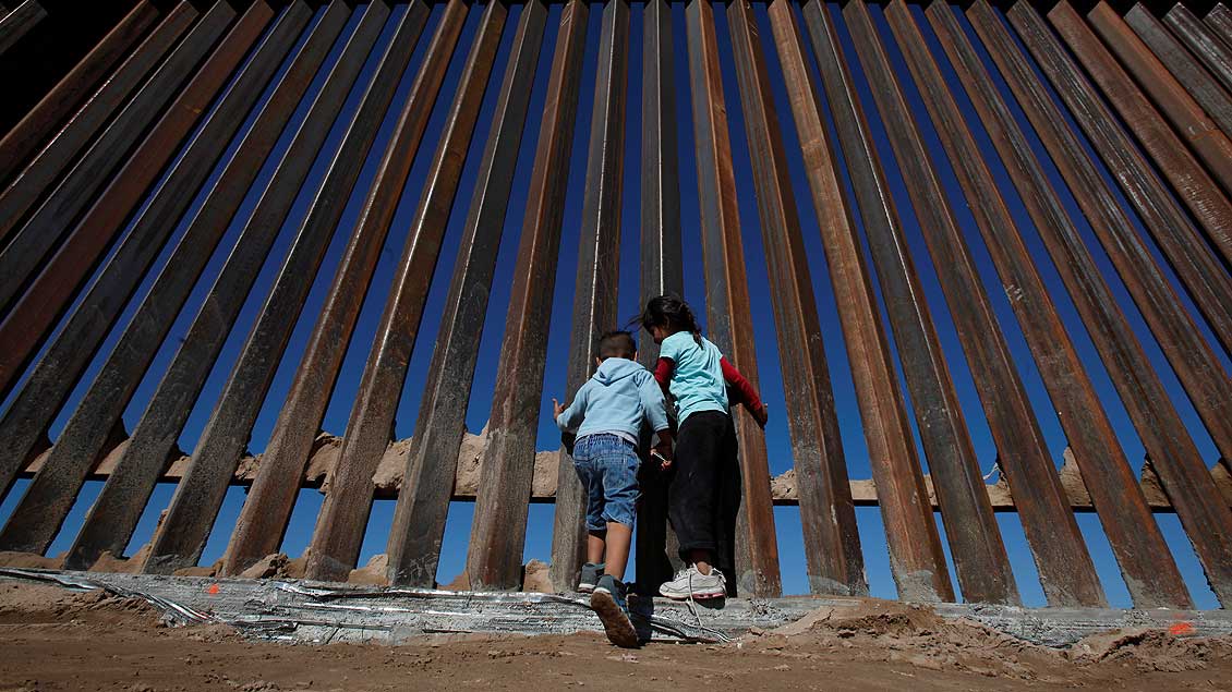 Grenzzaun zwischen den USA und Mexiko Foto: Reuters
