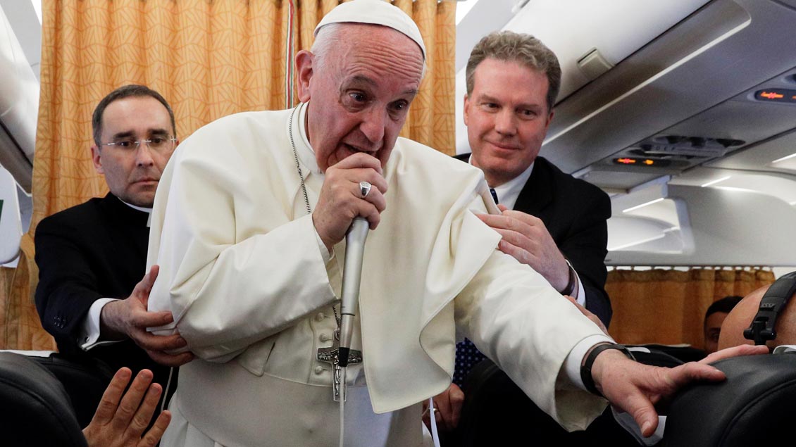 Papst hält an KZ-Vergleich fest